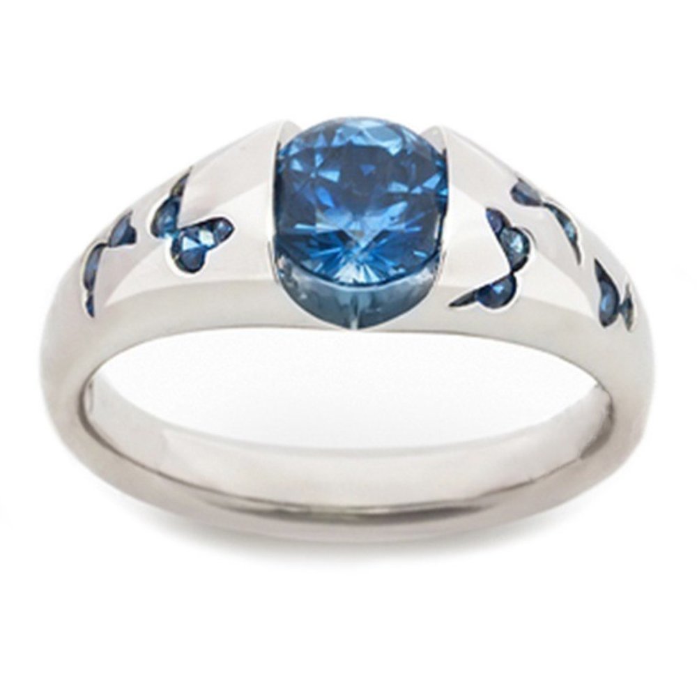 🎀 Colors Stone Butterfly Ring for Women/Girl Hot Sale Design Rings,HA4001-6